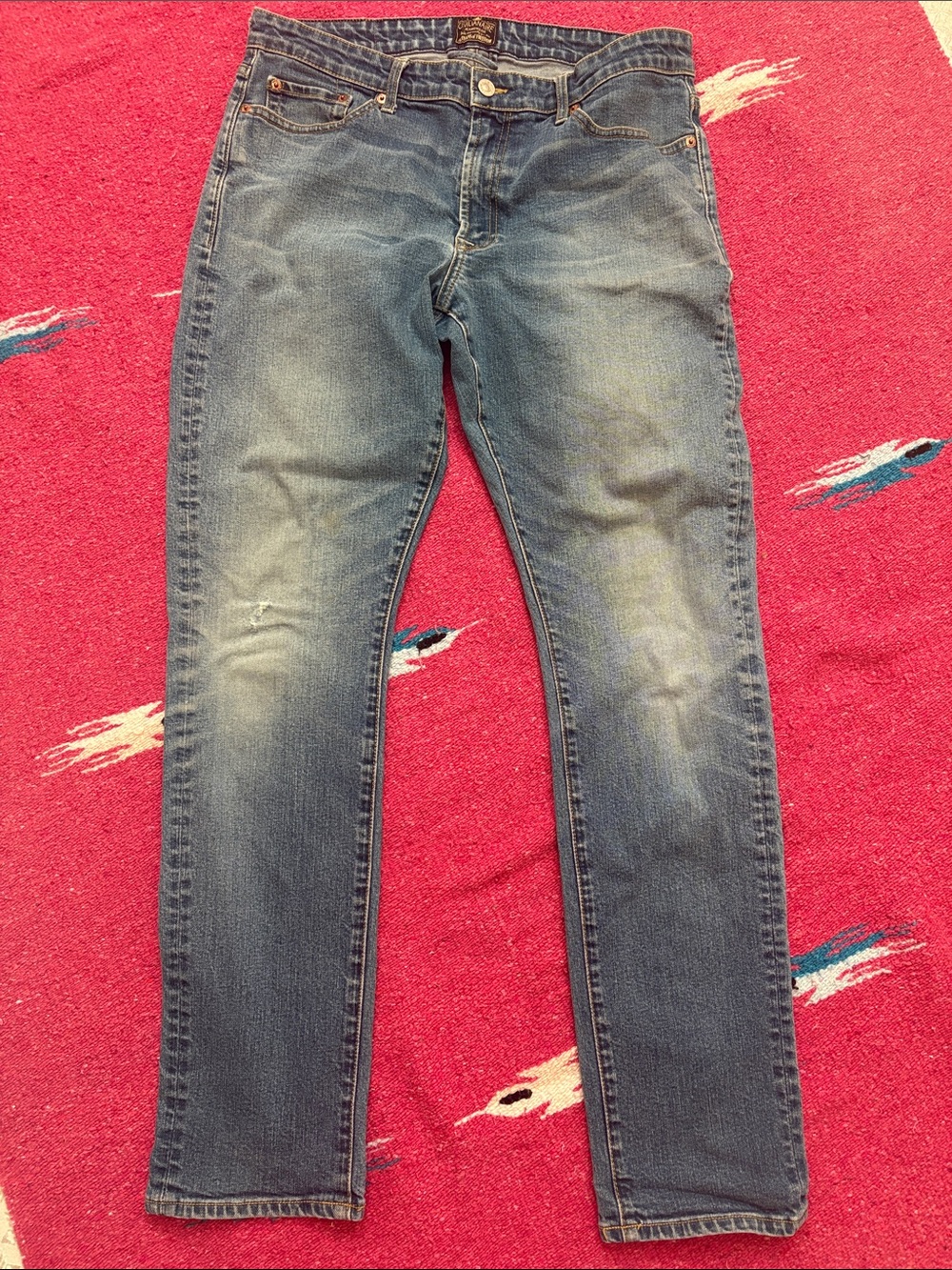 CIVILIANAIRE 100% RING SPUN COTTON JAPANESE SELVAGE DENIM JEANS 32 WALKER